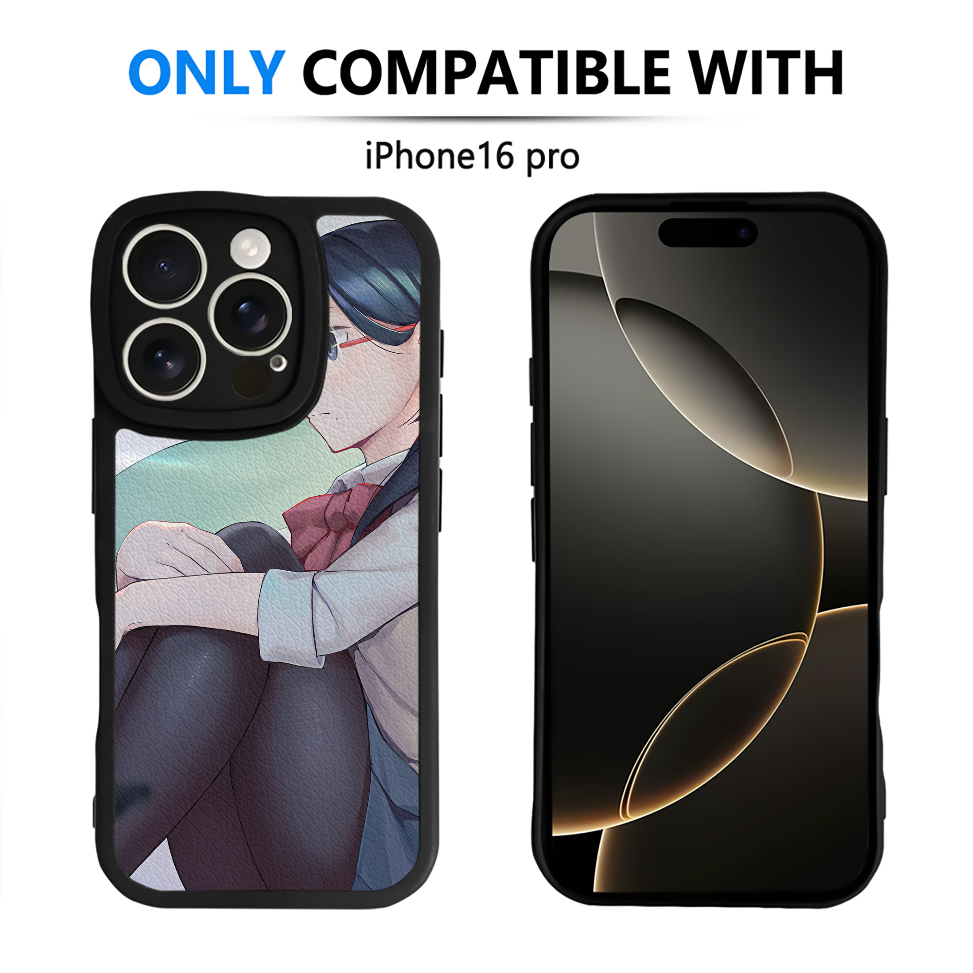 （画像用） ハイキュー!! Haikyu!! 【iPhone 16シリーズ対応】シリコンスマホケース（レザー調） 材質：シリコン